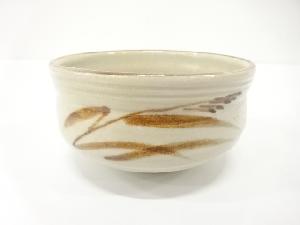 三峯園造　絵志野　茶碗